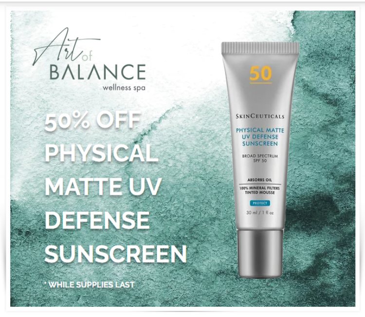 AoB 50% off SkinCeuticals